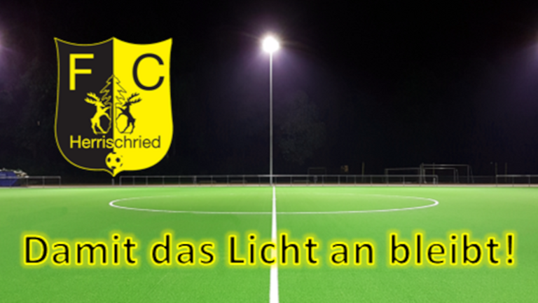 Damit es nicht dunkel wird!